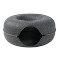 thumbnail image 2 of Tienda de campaña para gatos con cama de fieltro Gris oscuro Perfecl, 2 of 2
