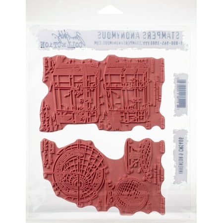 UPC: 0787790002932 | Tim Holtz Cling Stamps 7 X8.5 -Inventor 9