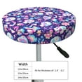thumbnail image 4 of Rateoe mushroom rainbow Skull cartoon Pattern Round Bar Stool Seat Covers,Washable Stool Cushion Slipcover Elastic Bar Chair Covers for 12-14 Inch Chair -13 inch, 4 of 7