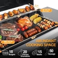 thumbnail image 3 of Parrilla a gas propano Cookit BBQ de 4 quemadores de acero inoxidable, 3 of 6