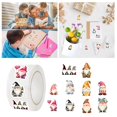 thumbnail image 2 of Christmas Stickers Holiday Decorations Dwarf Stickers Self Paste Labels Decorative Envelopes Sealing Stickers 500 Sheets Per Roll, 2 of 7