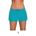 thumbnail image 4 of yingyy Swim Shorts Fast Drying Flat Angle Design Cropped Trousers Lightweight Wetsuit Bathing Trunks Good Elasticity for Women Green L, 4 of 6