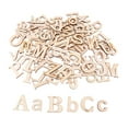 thumbnail image 2 of 52 Pieces A-Z Wooden Capital Letters Wood Lower Case Letters Embellishment for, 2 of 8