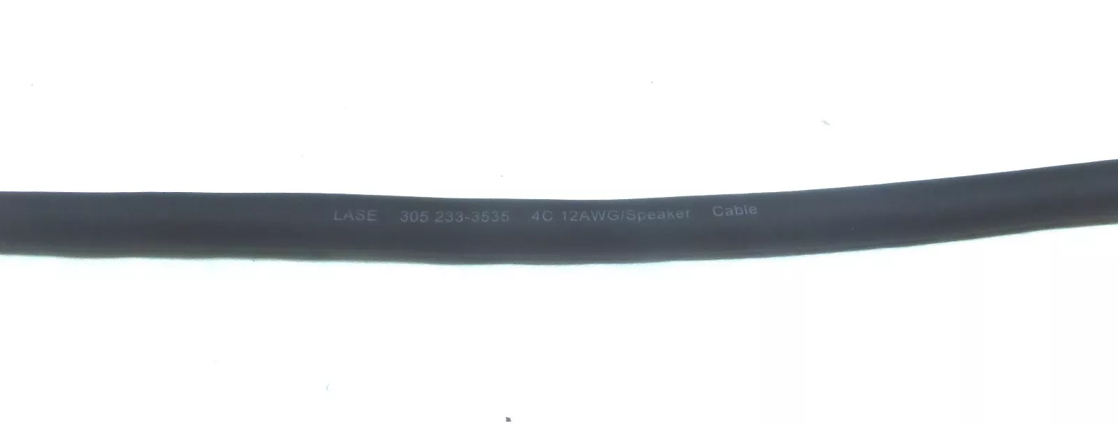 LASE 12 AWG Gauge 4 Conductor Heavy Duty Speaker Wire (Sold in 10 Ft Increments)