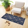 thumbnail image 6 of Bath Mat Soft Plush Non-Slip Absorbent Bathroom Rugs 39"x20" Apple Silhouette, 6 of 8
