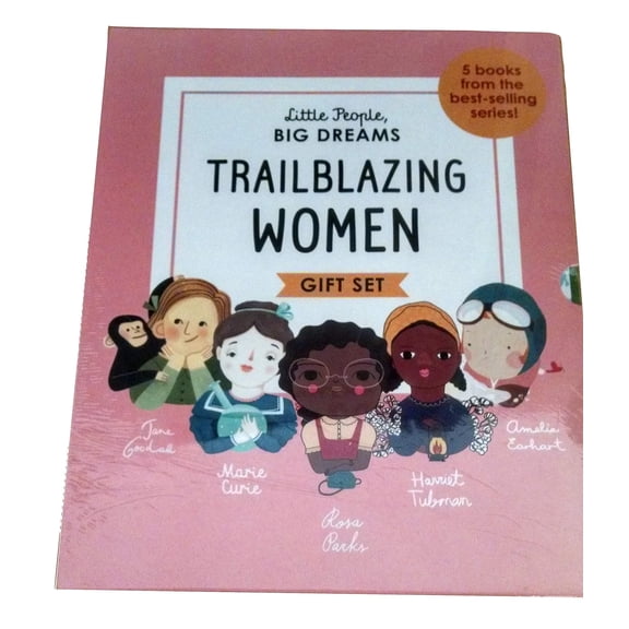 Pre-Owned Trailblazing Women Boxed Gift Set: Rosa Parks, Amelia Earhart, Harriet Tubman, Jane Goodall and Marie Curie