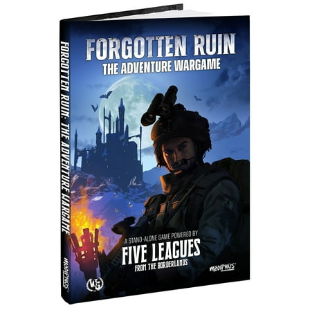 Modiphius Entertainment: Forgotten Ruin - The Adventure Wargame - Hardcover RPG Book, A Stand-Alone Powered By Five Leagues From The Borderlands