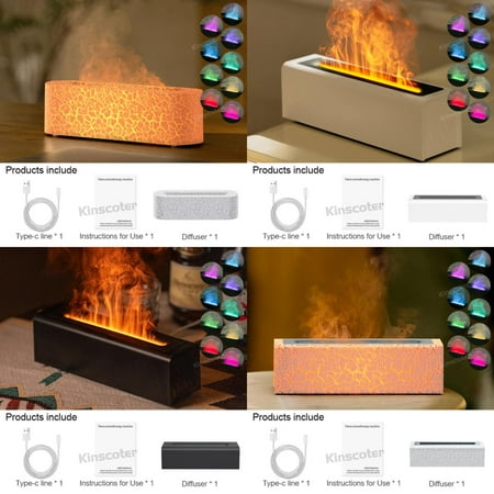 

Enhance Home and Office Atmosphere with Serene LED Lamp - Cool Mist Function for Improved Air Quality and Mood - Relaxation Essential with Soft Colorful Glow