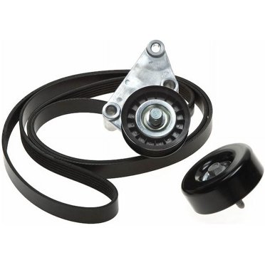 2x Serpentine Belt Drive Component Kit For Ford Explorer 2012-2018 Lincoln MKS | Belt & Tensioner Kit