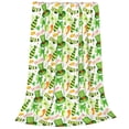 thumbnail image 2 of Rateoe St. Patrick's day Print Fuzzy Fleece Throw Blanket Extra Large,Super Soft,Fluffy and Warm Blankets for Couch,Bed,All Season Use-60"x50", 2 of 7