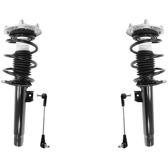 Front Complete Struts Assembly & Sway Bar Links For BMW 320I 2013-2015