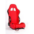 thumbnail image 4 of Cipher CPA1007 Red Cloth Universal Racing Seats- Sold as a Pair, 4 of 8
