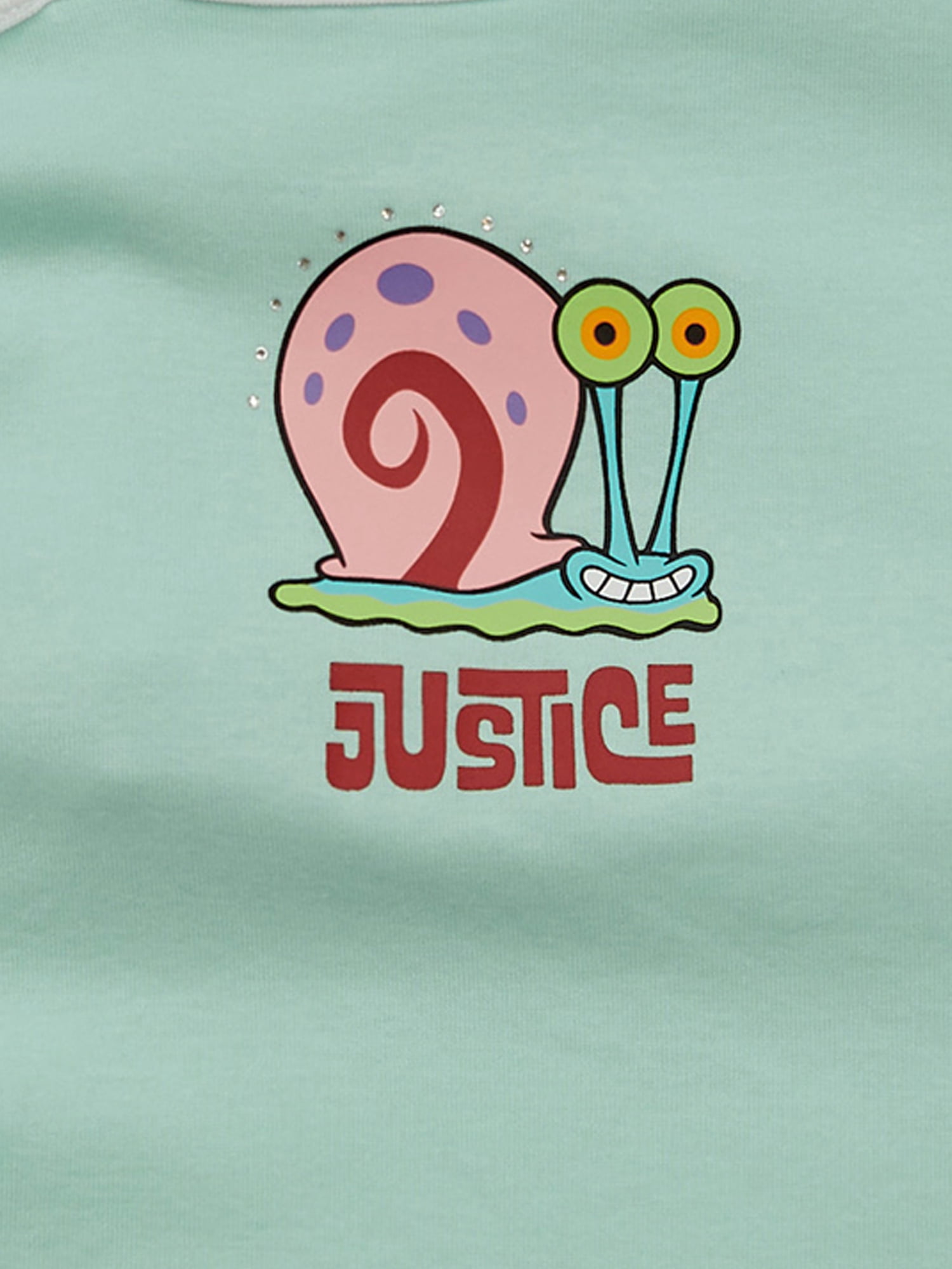 SpongeBob X Justice Girls One Shoulder Tank, Sizes XS - XLP