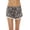 Oxblood - Retro, variant on High Waisted Women Shorts - Summer Pom Pom Beach Shorts (Daisy, Large)