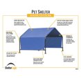 thumbnail image 4 of ShelterLogic 4 x 4 ft Blue Pet Shelter, 4 of 9