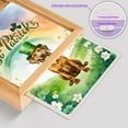 thumbnail image 4 of Happy St. Patrick’s Day Rhodesian Ridgeback with Green Hat Shamrocks Rainbow Acrylic Plaque with Wood Photo Frame Box Ridgebacks Dog Lover Gifts Light Box - 03007, 4 of 5