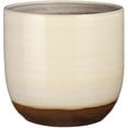 thumbnail image 1 of 11.8" Nora Pot Ceramic Planter - Glaze Off White-Terracotta, 1 of 1