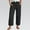 Black, variant on Casual Pants Stretch Pants Linen Pants Lightweight Pants with Pockets Comfortable Pants Sports and Leisure Beach Elastic Waist Pants Palazzo Pants Drawstring Pants Camouflage Xl