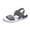 Gray, variant on JeashCHAT Sandals for Women New Style Casual Women's Sandals And Slippers With Flat Bottom For Outer