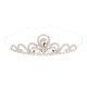 thumbnail image 1 of Diadema, tiara, disfraz, tocado decorativo, accesorios para el pelo, regalo, dulce regalo Blanco, 1 of 9