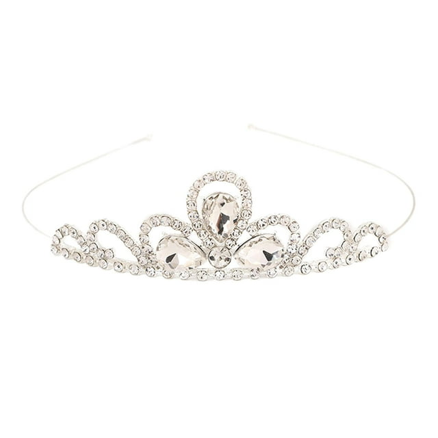 Diadema corona regalo decoración regalo duradero accesorios de joyería para el cabello disfraz para niñas flor niños fiesta princesa fotografía