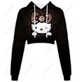 thumbnail image 1 of Chandail à Capuchon Imprimé Hello Kitty pour Femmes, Hauts Courts, Kawaii, Imprimé, Harajuku, Court, Col Rond, Femme, Harajuku, 1 of 7