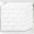 thumbnail image 5 of 30 Pcs 3D Wall Panels Peel and Stick Foam Brick Wallpaper Self Adhesive Waterproof Covering for Decor, 5 of 8