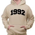 thumbnail image 2 of 1992 College Style Hoodie Sweatshirt Unisex X-Large Sand, 2 of 5