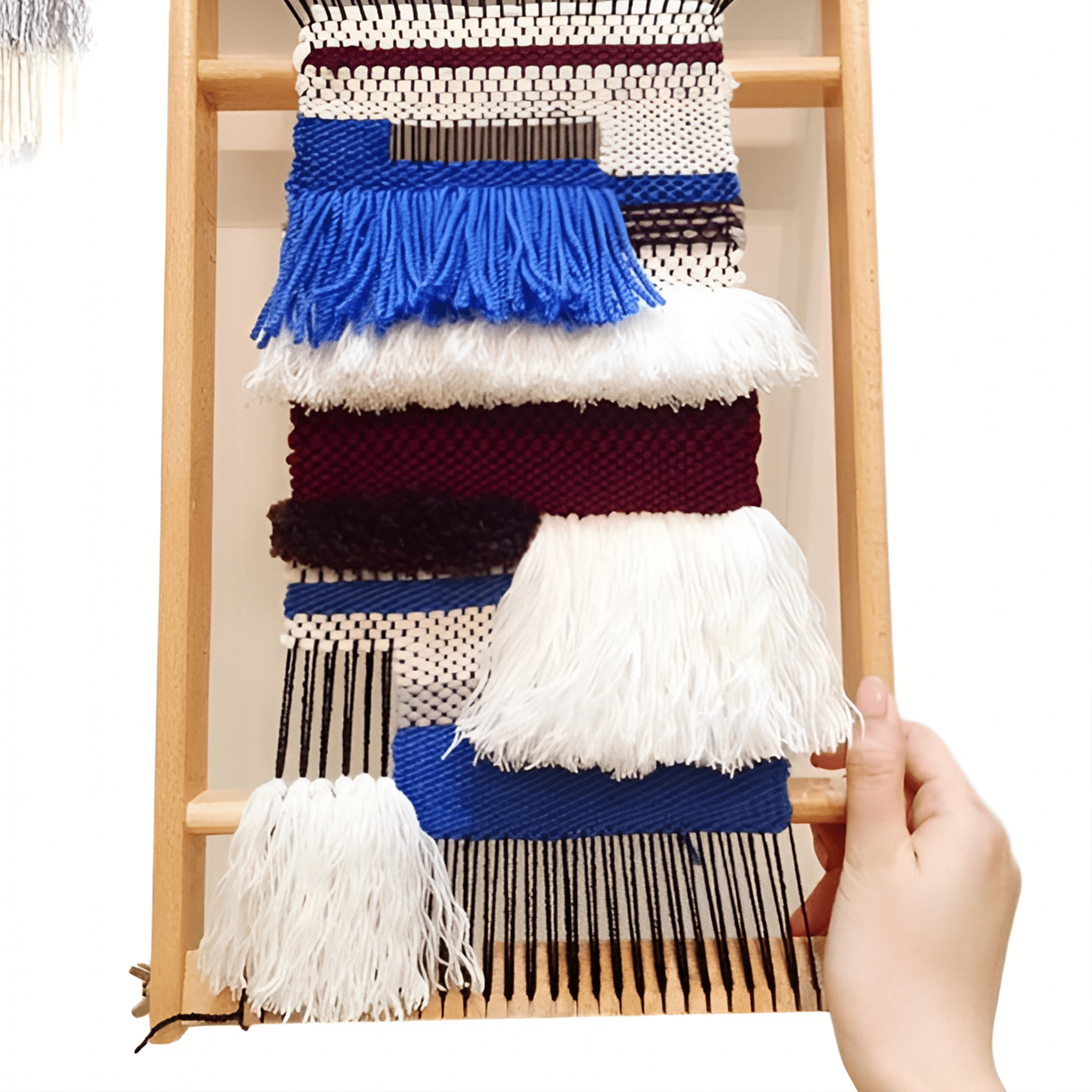 BESTSKY 2026 New Children'S Wooden Loom Kit Diy Hand-Knitting Machine for Tapestry Weaving Beginners Kids Adults for Craft Projects,Home Activities,School,Hobby