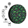 thumbnail image 4 of Wukai Dino Christmas Party Print Spare Tire Cover for RV Trailer,Waterproof PVC Faux Leather Wheel Cover Fit for Truck,Trailer,RV,SUV,Camper and Most Vehicle-15 inch, 4 of 6