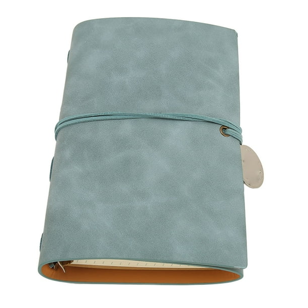 Cuaderno Con Correas De Cuero PU De Primera , 160 Páginas Con 4 Inserciones, Diario En Espiral Para Tomar Notas, Dibujar, Escribir, Para Planificador De Diario, álbum De