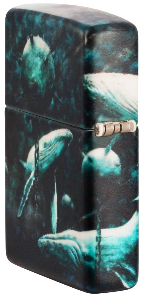 Zippo 48627 Spazuk Whales With Underwater Mines Design Lighter