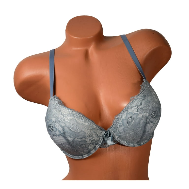 Women Bras 6 Pack of Double Pushup Lace Bra B cup C cup Size 34B (9904) 