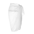 thumbnail image 1 of Naiovety Pareo para mujer, traje de baño envolvente, estilo largo, accesorios de playa, ropa deportiva ligera de secado rápido, accesorio para Traje de baño blanco Naiovety OD017125-01, 1 of 4