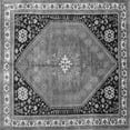 thumbnail image 1 of Ahgly Company Indoor Square Persian Gray Traditional Area Rugs, 7' Square, 1 of 1
