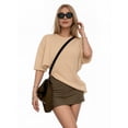 thumbnail image 5 of MOYIKO Oversized T Shirts for Women Short Sleeve Loose Fit Crewneck Tees Summer Tops, 5 of 7