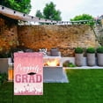 thumbnail image 4 of Congrats Grad Garden Flag,High School/College Graduation Garden Flag,Graduation Cap Diploma Medal Yard Outside Home Decoration,12.5x18 Inch Double Sided., 4 of 5