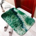thumbnail image 2 of Beach waves 1003 Non-Slip Memory Foam Bath Rug: Absorbent, Quick-Dry, Machine Washable, Soft & Comfortable - L, 2 of 7