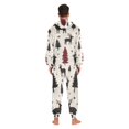 thumbnail image 4 of FORMRS Onesies Pajama for Adults Unisex Hoodie Winter Jumpsuit One Piece Sleepwear, Sizes S-2XL, Christmas Plaid Forest, 4 of 7