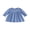 Blue, variant on RUINIXCW Toddler Baby Girl Spring Fall Plaid Gingham Dress 6 12 18 24 Months 2 3 4 Years Sweet Doll Collar Long Sleeve Button Front A-line Dress