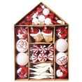 thumbnail image 1 of Christmas Ball Ornaments Set Decorative Baubles Pendants with Reusable Gift Package for Xmas Tree, 1 of 5