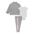 thumbnail image 3 of Reebok Baby and Toddler Jacket, Bodysuit and Jogger Pant Set, 3 Piece, Sizes 0/3-24 Months, 3 of 8