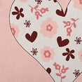 thumbnail image 2 of 20"x14" Simply Daisy Valentines Flowery Love Hearts Poly Accent Pillow, Silver Qty 1, 2 of 4