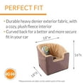 thumbnail image 3 of K&H Pet Products Bucket Booster Dog Car Seat Knockdown Tan/Tan Small, 3 of 10