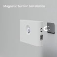 thumbnail image 2 of Luz LED con Sensor de Movimiento, Inalámbrica, Magnética, Recargable, Inteligente, Cálida, para Escaleras, Armario, Pasillo., 2 of 9