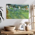thumbnail image 3 of Elephant Stock Vineyards At Auvers Wall Art - Horizontal Canvas Wall Art - Living Room Wall Decor - Nature Canvas - Gray And Green Decor By Vincent Van Gogh - 24" x 16", 3 of 8
