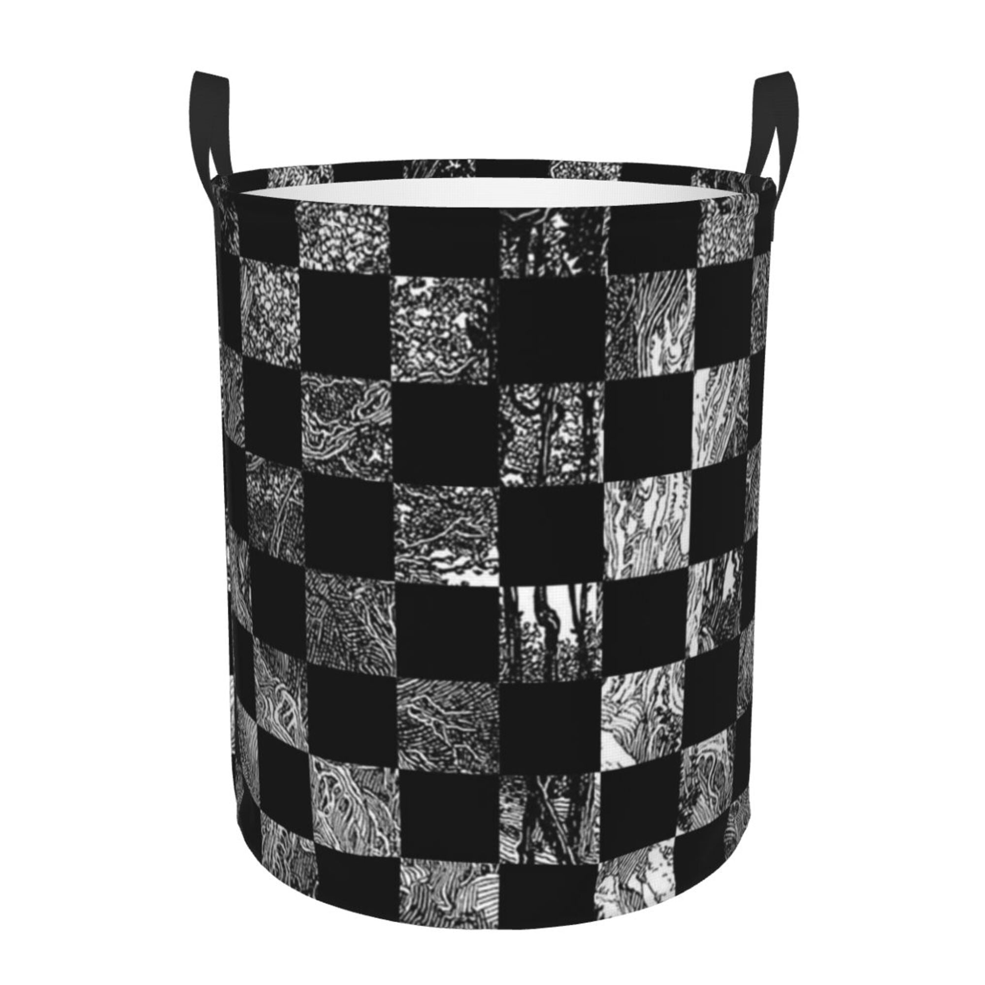 ZICANCN Laundry Basket Organizer, Copperplate Checkerboard Grid