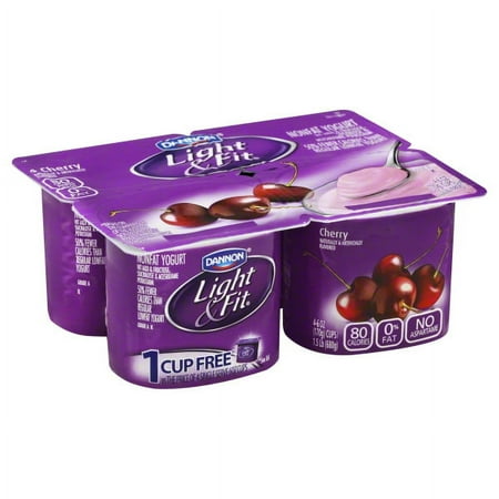 Dannon Light & Fit Yogurt, 4 ea