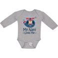 thumbnail image 3 of Inktastic My Nani Loves Me Grandson Bear Boys Long Sleeve Baby Bodysuit, 3 of 5