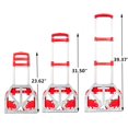 thumbnail image 6 of Yunken Folding Hand Truck, Aluminum Portable Folding Hand Cart,165lbs Capacity Hand Cart and  Ideal for Home, Auto, Office,Travel Use, Red, 6 of 14